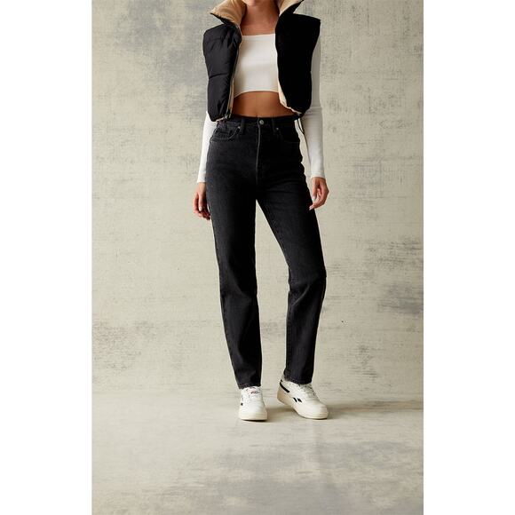 PacSun Denim - NWT! Pacsun High-Rise Relaxed Straight Leg Button Fly Dad Jeans Womens Size 25